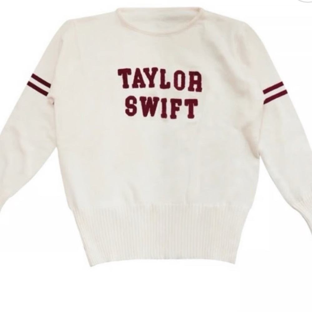 Taylor Swift Red Varsity Letterman Sweater LIMITED EDITION